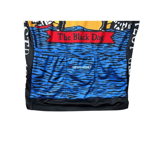 Louis Garneau The Black Dog Cycling Top Size S 1/2 Zip Front Back Pockets - Picture 5 of 11